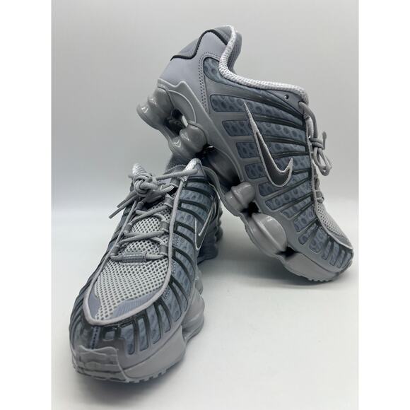 Nike Shox TL Men's Size 8 Wolf Grey Iron Grey Running Shoes AV3595-015 - Picture 14 of 16